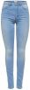 Only Alleen lichtblauw Royal HW Skinny Fit Jeans , Blauw, Dames online kopen