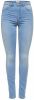 Only Alleen lichtblauw Royal HW Skinny Fit Jeans , Blauw, Dames online kopen