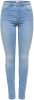 Only Alleen lichtblauw Royal HW Skinny Fit Jeans , Blauw, Dames online kopen